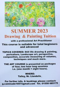 Art Tuition Summer 2023
