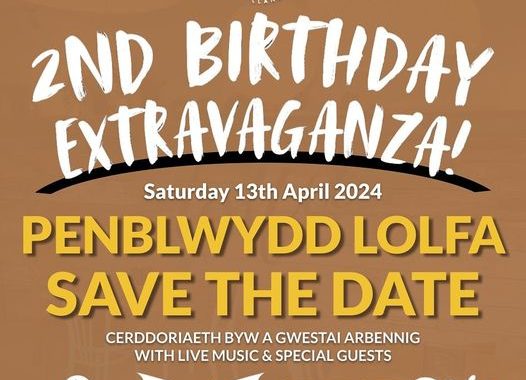 Penblwydd Lolfa Saturday April 13th