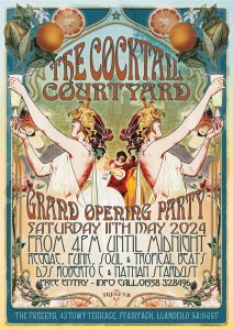 we are opening our new Cocktail courtyard