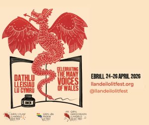 Gwyl Len Llandeilo Lit Fest. Ebrill 24-26 April 2026
