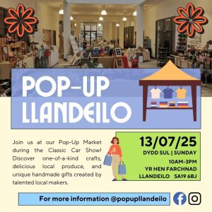 Pop-Up Llandeilo market on 13.07.25