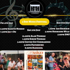 A slight change to our food pitch for the 3 day music festival, we now have the fantastic Mabiko African Fusion Food.