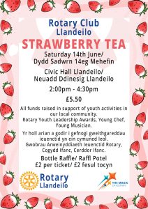 Llandeilo Rotary Club Strawberry Tea 2025