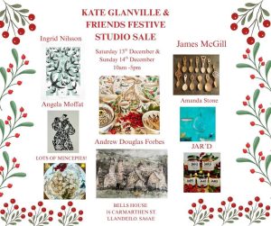 Kate Glanville and friends, festive studio sale