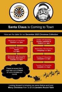 Santa visit Llandeilo round table
