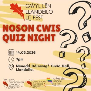 Quiz Night for Llandeilo Lit Fest 14 March