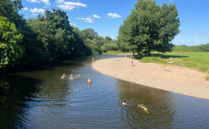 Llandeilo Swing Bridge swimming pool