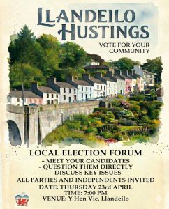 Thursday Election husting,