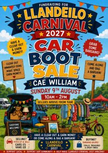 Car Boot Sale for Llandeilo Carnival