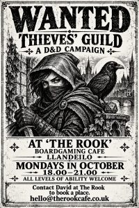 Dungeons & Dragons at the Rook Llandeilo