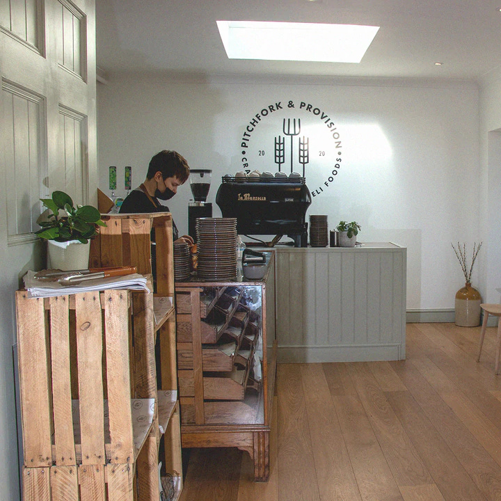 Pitchfork and provision interior, Llandeilo