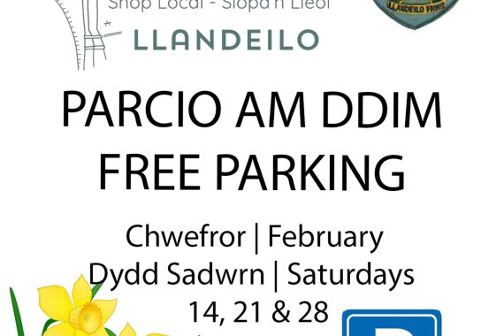 Free Parking in Llandeilo, February 2026