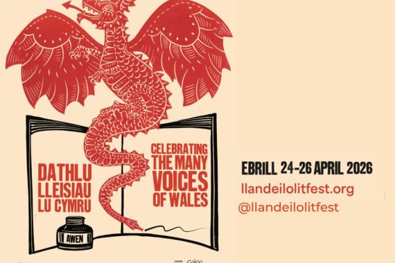 Gwyl Len Llandeilo Lit Fest. Ebrill 24-26 April 2026