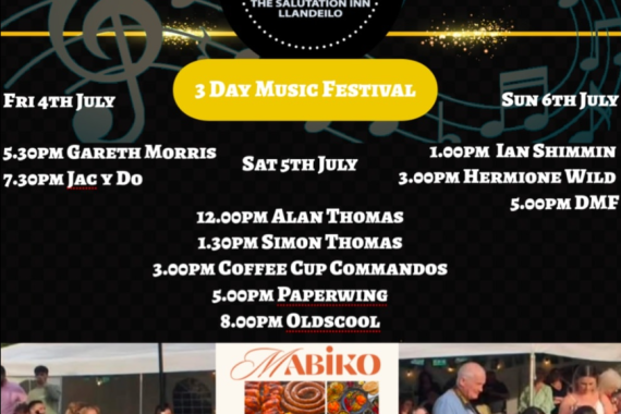 A slight change to our food pitch for the 3 day music festival, we now have the fantastic Mabiko African Fusion Food.