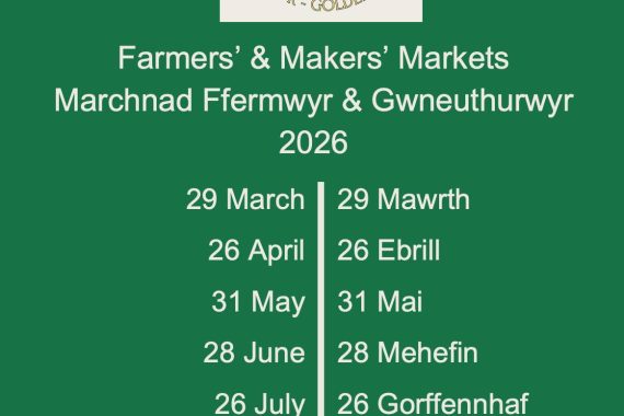 Dates for Gelli Aur Farmers Market 2026