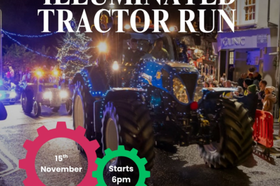 Illuminated tractor run