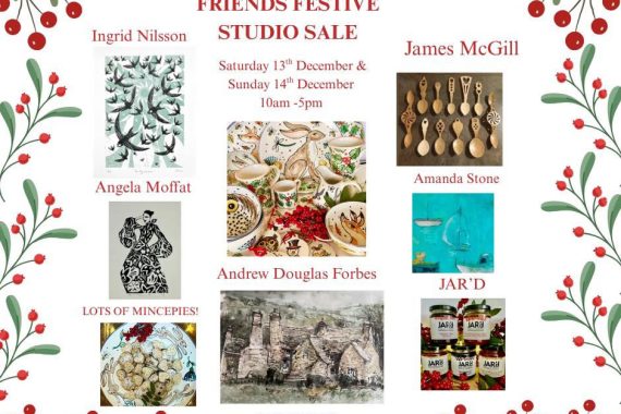 Kate Glanville and friends, festive studio sale