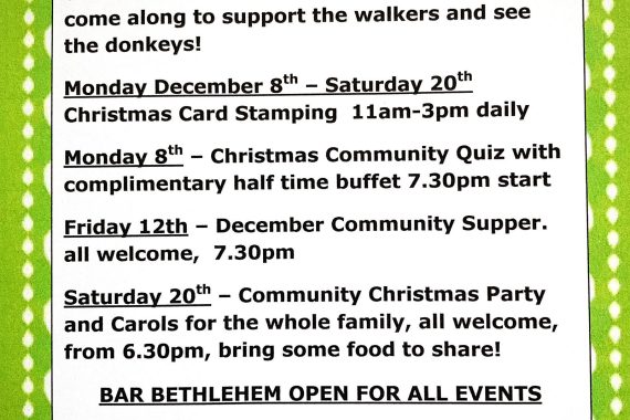 Nadolig Bethlehem 2025