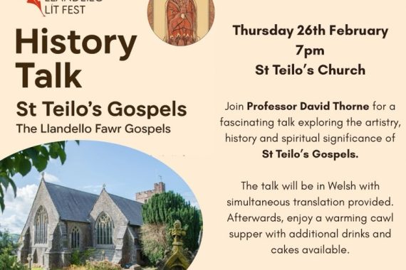 talk exploring the artistry, history and spiritual significance of St Teilo’s Gospels