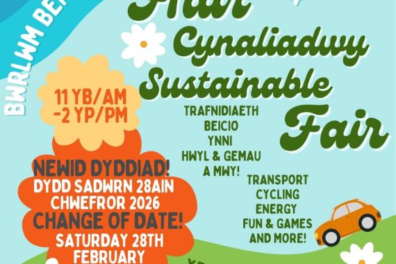 Sustainability Fair on Saturday 28 February 11am - 2pm
