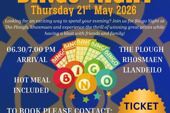Llandeilo Rotary Bingo Night
