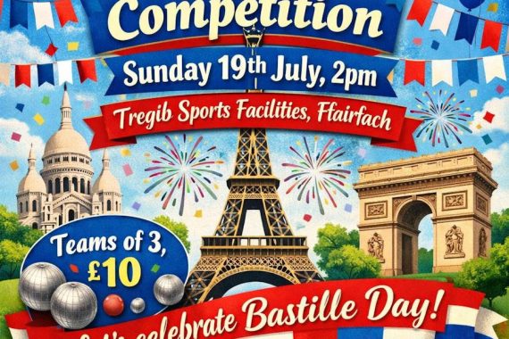 boule competition at Tregib, 19 July