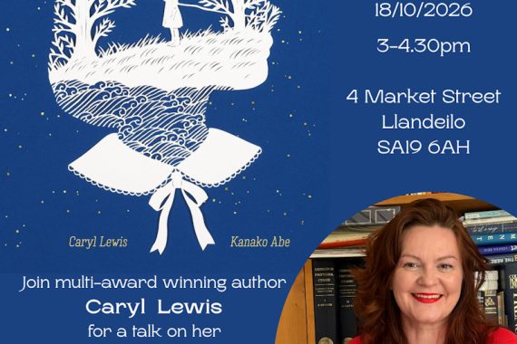 The Paper Girl at Noisy Newt Books in Llandeilo on 18th October